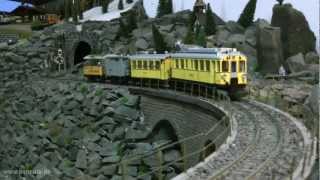 LGB Gartenbahn Rhätische Bahn und Berninabahn [upl. by Lledo]