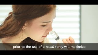 A nasal irrigation technique using a medical syringe ENG SUB [upl. by Michaella406]