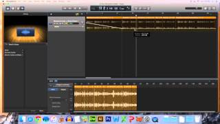 Editing Track Volume in GarageBand10 [upl. by Arvid]