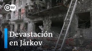 Rusia ataca con paracaidistas la ciudad de Járkov [upl. by Rehtnug]