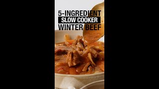 5Ingredient Slow Cooker Beef Stew [upl. by Ennayt]