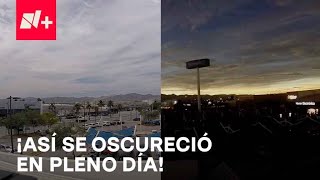 Así se vio el eclipse solar total en Torreón  N [upl. by Leuams]