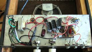 1965 Gregory Mark I Tube Amp Service amp Demo [upl. by Goodyear]