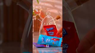 Popping Candy Drink Satisfying Blue Raspberry Soda Recipe shorts asmr [upl. by Oderf]