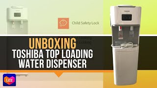 Unboxing Toshiba Top Loading Water Dispenser  RWFW1664TFW Binili sa Lazada [upl. by Weihs]