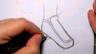 How to Draw Manga Shoes School Girl Shoes [upl. by Elleiand]