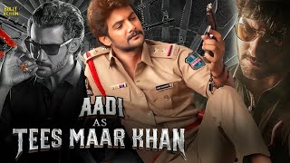 Tees Maar Khan  Hindi Dubbed Movies  Aadi Saikumar  Payal Rajput  Poorna  Hindi Action Movie [upl. by Saxon]