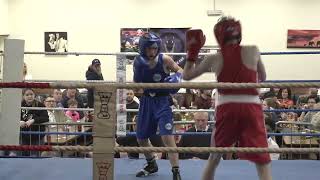 Nico Curnock  Llynfi ABC vs Harley Williams Tylorstown ABC 10324 [upl. by Nahtonoj103]