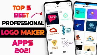 Top 5 best logo maker apps For Android 2022  logo maker app for Android  free logo making app [upl. by Faro576]