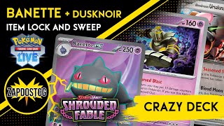 Henry Brands Banette ex Dusknoir Deck From Worlds Is INSANE Pokemon TCG [upl. by Arymahs49]