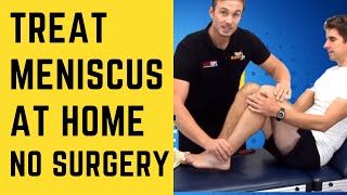 Treat Meniscal Injury at Home Without Surgery [upl. by Sydalg]