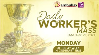 Sambuhay TV Mass  January 29 2024  Monday of the Fourth Week in Ordinary Time [upl. by Home]