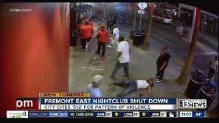 Fremont East nightclub closes after reports of violent fights [upl. by Prentice170]