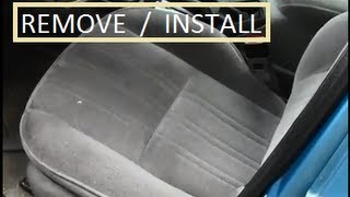 How to Remove Install Drivers Seat [upl. by Baer]