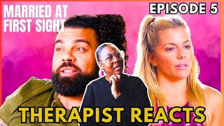 Married At First Sight Season 18 Chicago Ep 5  Recap amp Review Therapist Reacts [upl. by Hodosh]