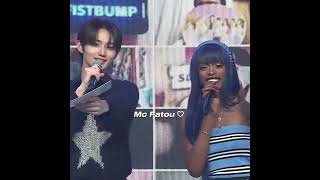 Blackswan Fatou as a MC on Simply Kpop ✨️ kpop blackswanfatou blackswan trending fyp [upl. by Valeta492]