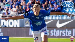 ERLING HÅLAND All Goals in Molde FK 6817  201018 [upl. by Shayne]