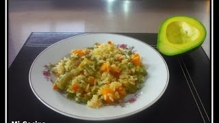 ARROZ CON VERDURAS  Mi Cocina [upl. by Einehpets]