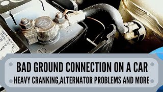 Bad Ground Connection On CarsMeaningSymptoms Diagnosing and Solving The Problem [upl. by Aikemaj]