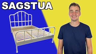 Step By Step  SAGSTUA Bed Frame IKEA Tutorial [upl. by Coe]