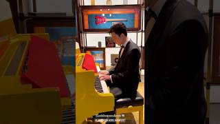 Dimash playing Moscow nights on the piano [upl. by Collimore]