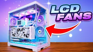 This is PEAK PC Building  Lian Li O11D EVO RGB LCD FANS [upl. by Nibaj]