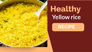 Easy yellow rice recipe yellow riceHow to cook curry powder yellowricefood cooking ricerecipe [upl. by Myrtie]