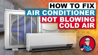 How to Fix Air Conditioner Not Blowing Cold Air  HVAC Training 101 [upl. by Deegan]