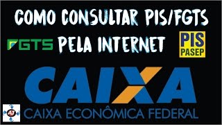 Como se Cadastrar e Consultar PISFGTS Pela Internet Atualizado 2017 [upl. by Nylyram]