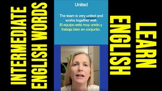 Learn Intermediate English Words and Sentences Fast Aprende palabras y frases en inglés intermedio [upl. by Anay]