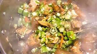 Quick Okra Soup Recipe  Mrs O Cooks [upl. by Atalee]