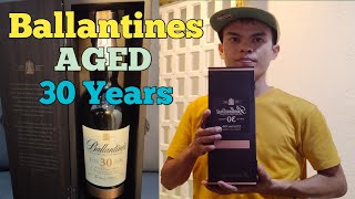 Ballantines 30 Years Old Blended Scotch Whisky Review2024 ballantines scotch whiskey unboxing [upl. by Hannala]