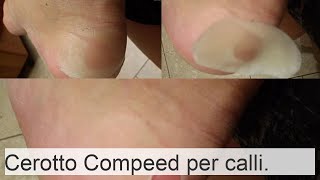 Compeed cerotto per calli umidi e secchi sui piedi [upl. by Gwendolen]