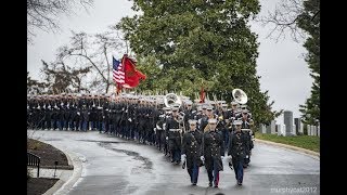 Burial of Gen PX Kelley at Arlington National Cemetery [upl. by Mindi]