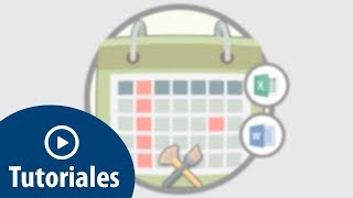 Cómo crear calendario 2018 en Word o Excel 2016 [upl. by Hildegard]