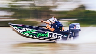 Souped Up 30hp Dinghy Racing at the Riverland Dinghy Derby [upl. by Oreves]