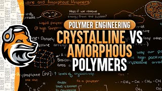 Crystalline Vs Amorphous Polymers  Polymer Morphology  Polymer Engineering [upl. by Yerag]