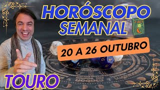 Horóscopo Semanal Signo Touro de 20 a 26 de Outubro [upl. by Hsetih653]