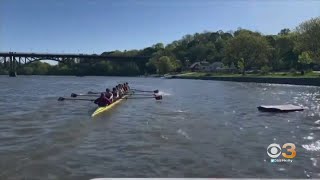 Rowers Prepare For Day 2 Of Dad Vail Regatta In Schuylkill River [upl. by Bulley526]