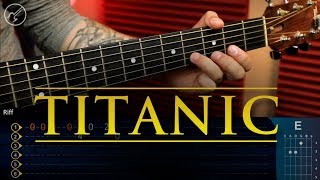 Titanic Theme  My Heart Will Go On Guitar Tutorial  TABS Christianvib [upl. by Belvia]