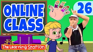 Online Class for Kids 26 ♫ Swimming Song ♫ by The Learning Station [upl. by Daahsar]