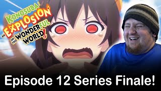 Finale time Konosuba An Explosion on this Wonderful World Episode 12  Reaction [upl. by Helman]