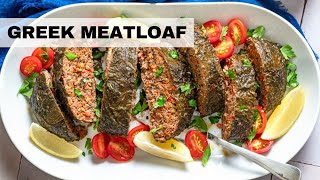 Greek Meatloaf Recipe  Healthy Meatloaf Recipe [upl. by Joanna]