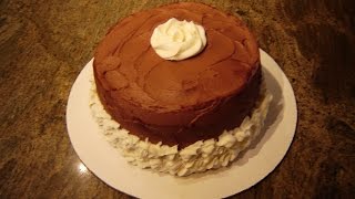 Chocolate Buttercream Dark Chocolate FrostingIcing by Diane Lovetobake [upl. by Pish]