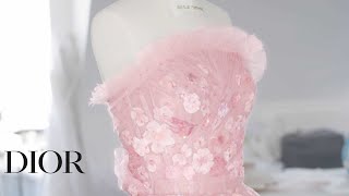 Miss Dior Rose N’Roses the new fragrance – The SavoirFaire behind the creation of the new dress [upl. by Gnues]