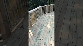 Deck Handrail diy deck carpentry [upl. by Esilahs]