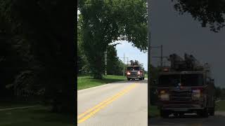 Leawood KS FD Quint 33 Responding 6615 [upl. by Dori]