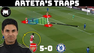 How Arteta Dominated Chelsea  Tactical Analysis  Arsenal 5 Five 0 Chelsea [upl. by Schofield]