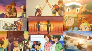 Ash says goodbye to all his travel companions  Pokemon all goodbye moments [upl. by Chris814]