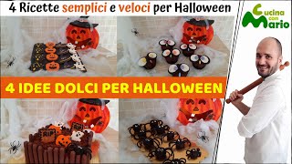 4 idee dolci per Halloween👻 [upl. by Martainn]